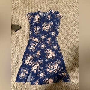 Floral Blue Dress